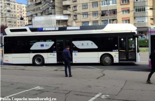 Vinerea Verde cu hidrogen la Cluj-Napoca. 10 mai, ultima zi în care autobuzul „viitorului” poate fi testat de clujeni. Foto: Paula Copaciu/monitorulcj.ro