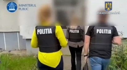 Percheziții la persoane acuzate de spălare de bani, în Cluj/Foto: IPJ Cluj – captură video