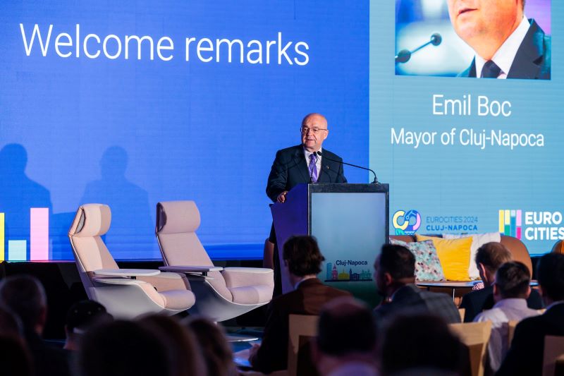 Emil Boc, în deschiderea Eurocities 2024/ Foto: @EPP_CoR - X