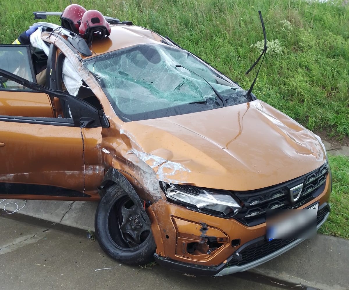 Accident pe Autostrada A3/Foto: ISU Cluj