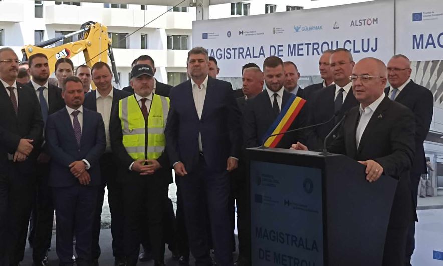 Miercuri, 5 iunie, au început lucrările în teren la metroul din Cluj, cel mai mare proiect de infrastructură din ultimii 30 de ani/ Foto: monitorulcj.ro