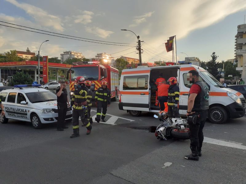 Accident pe strada Observatorului| Foto: ISU Cluj