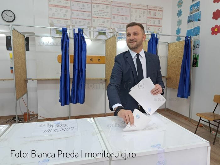 Bogdan Pivariu (PNL), al doilea mandat în fruntea Primăriei Florești Foto: Bianca Preda - monitorulcj.ro