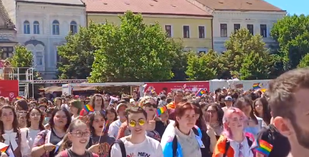 Cluj Pride 2024. Mesaj emoționant: „Vocea noastră nu trebuie controlată, ci trebuie auzită și ascultată!”|Foto: monitorulcj.ro