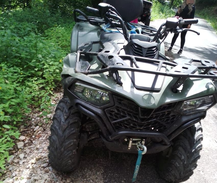 Bărbat rănit într-un accident cu un ATV, în Săvădisla|Foto: ISU Cluj