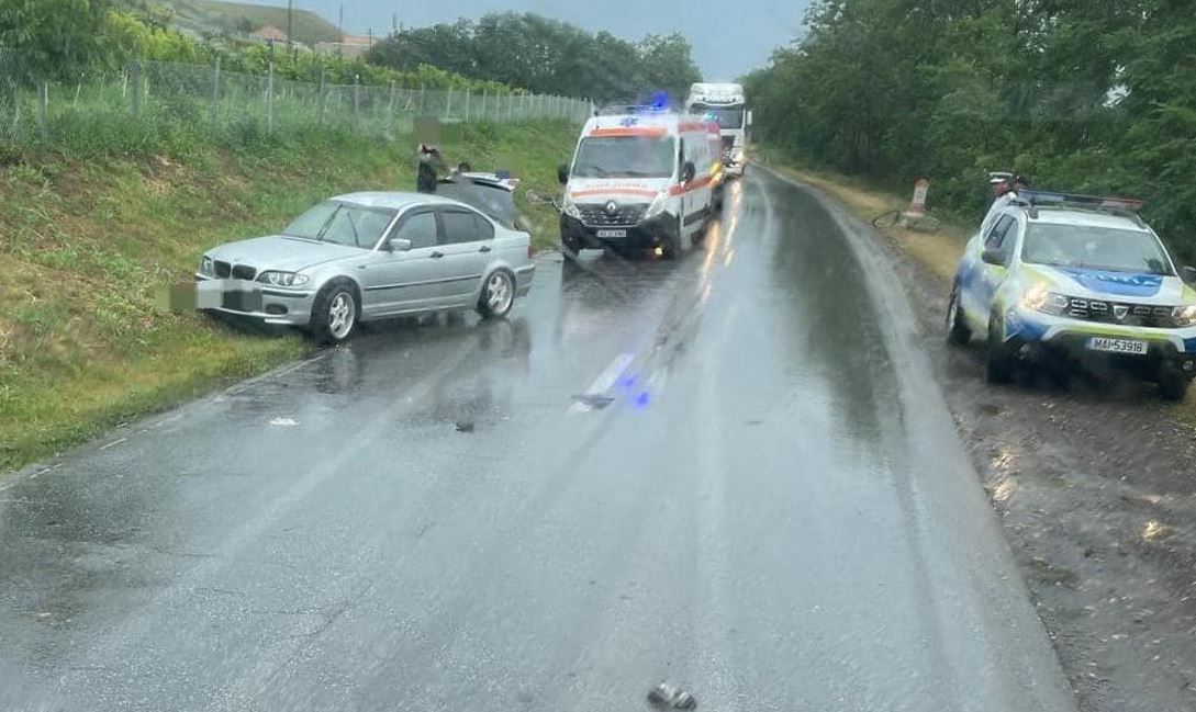Accident rutier grav, în Alba. Un biciclist a fost declarat decedat|Foto: InfoTrafic24 Facebook.com