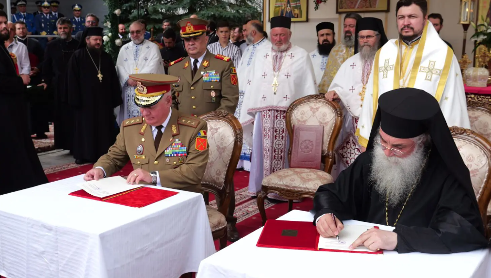 Campioni la protocoale inutile. Armata și Biserica au semnat un protocol plin de cuvinte goale! | Foto: basilica.ro