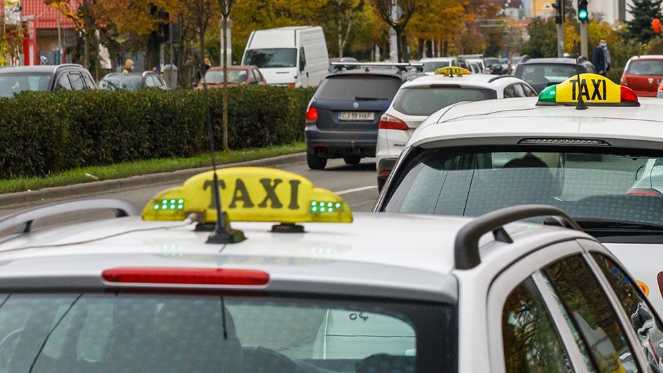 Zonă de parcare pentru taxiuri, la Park&Ride-ul de la Aeroport|Foto: Primăria Cluj-Napoca