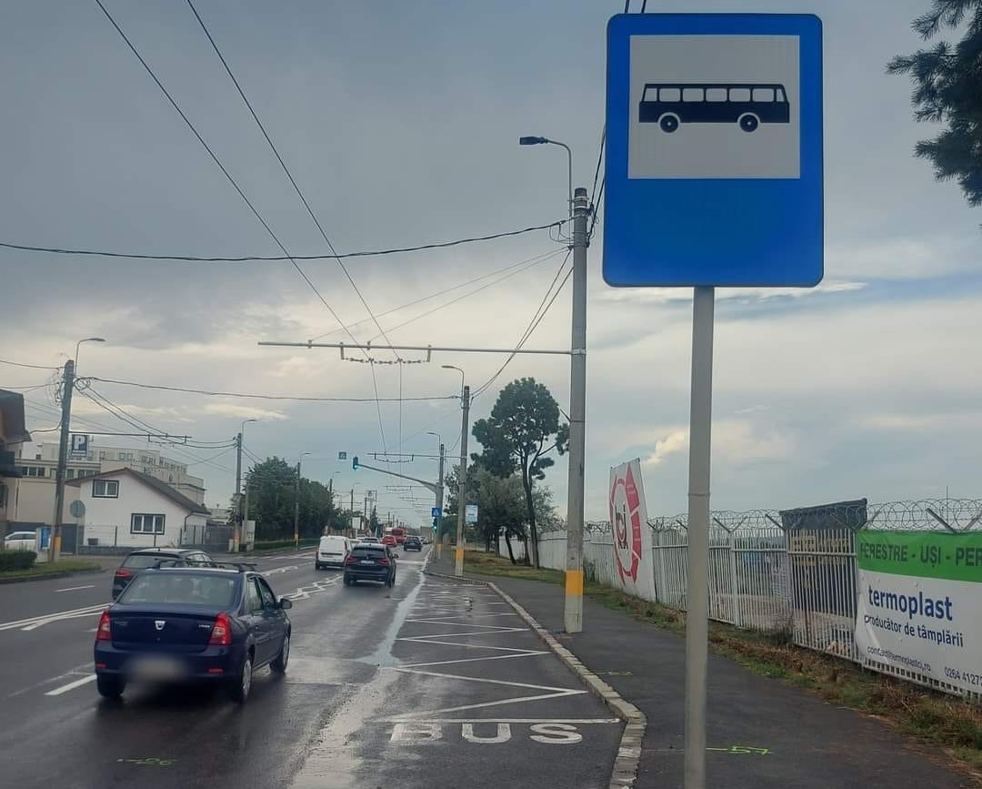 Staţia „Traian Vuia Nord”, suspendată temporar | Foto: Compania de Transport Public Cluj-Napoca - Facebook