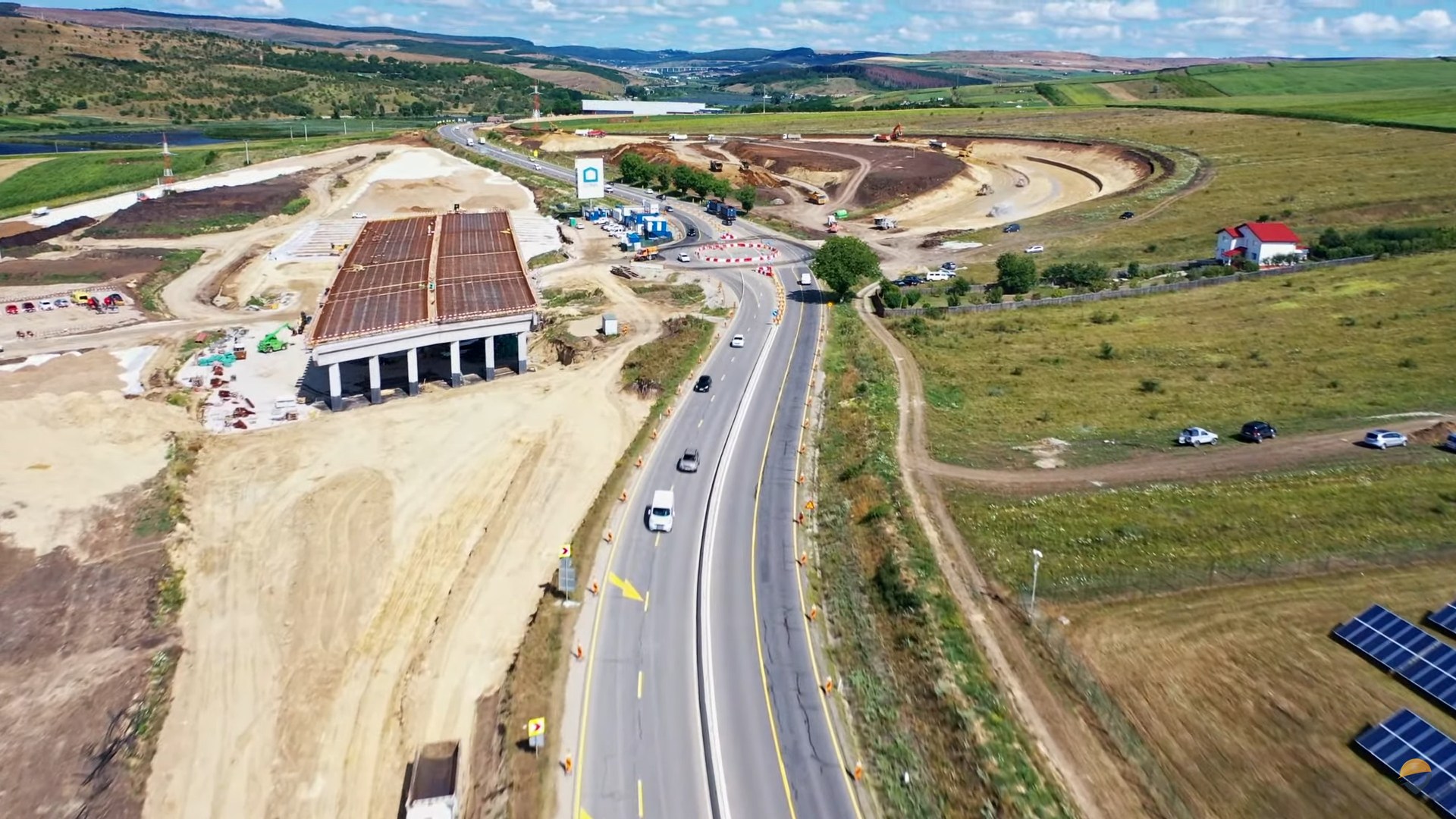 Noi imagini cu progresul Drumului Expres – drum de legătură pentru asigurarea conexiunii dintre A3 și DN1 | Foto: Asociația Pro Infrastructura - Facebook