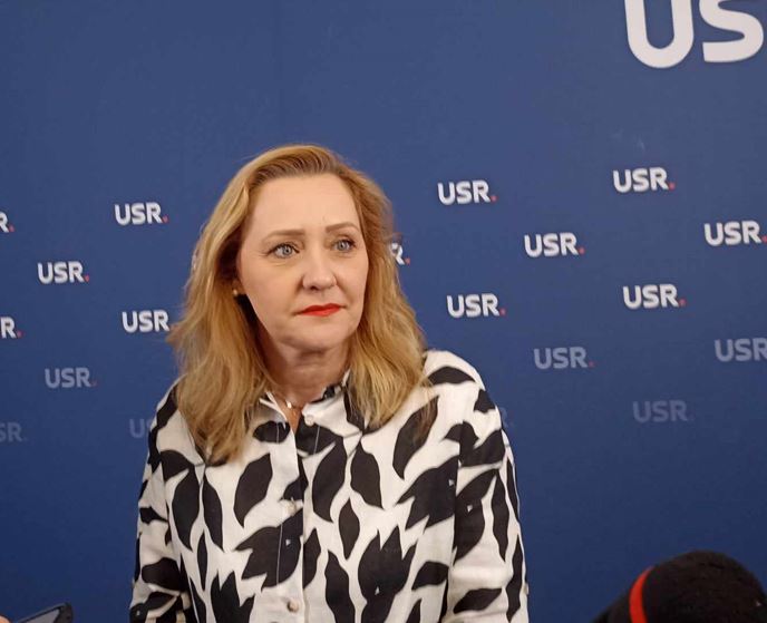 Elena Lasconi, candidatul USR la prezidențiale, mesaj de la Cluj: „România este pregătită pentru o femeie președinte”|Foto: monitorulcj.ro