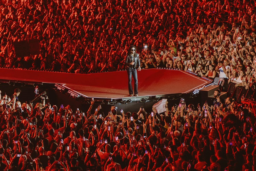 Lenny Kravitz pe Cluj Arena în prezența a mii de fani. Foto: Untold