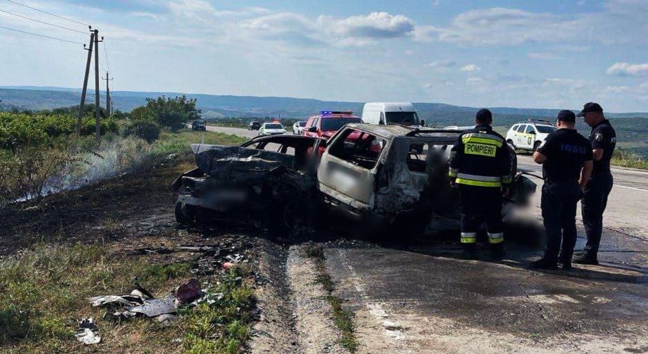 Accident rutier grav, soldat cu cinci morți și mai mulți răniți, printre care minori, în apropiere de Chișinău|Foto: Poliția Republicii Moldova-Facebook