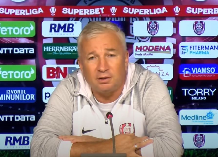 Dan Petrescu, suspendat 2 etape de Comisia de Disciplină a FRF, după meciul cu Unirea Slobozia | Foto: Fotbal Club CFR 1907 CLUJ - YouTube