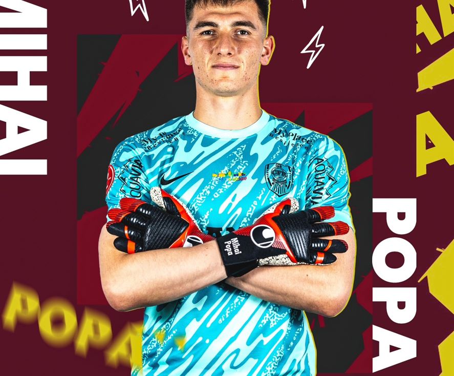 CFR Cluj l-a împrumutat pe portarul Mihai Popa de la Torino. „Îmi doresc foarte mult să îmi ajut echipa!”|Foto: Fotbal Club CFR 1907 CLUJ-Facebook