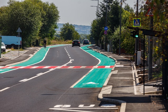 Noi imagini cu strada Valea Chintăului | Foto: Municipiul Cluj-Napoca - Facebook