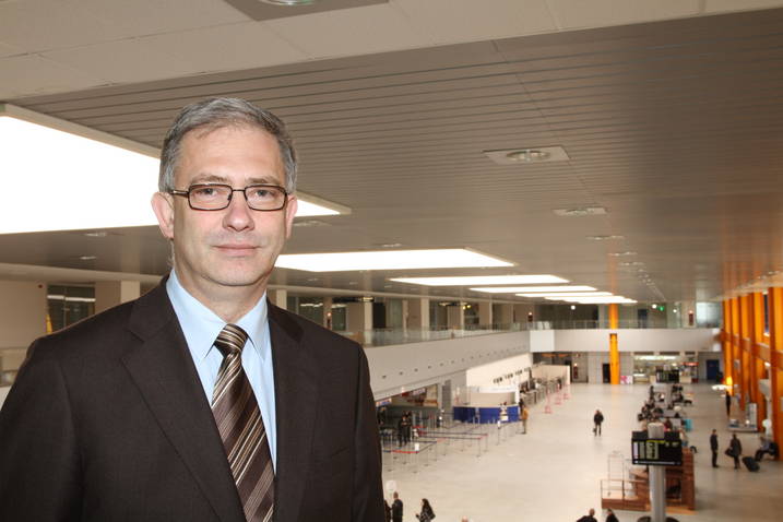 David Ciceo, directorul Aeroportului Cluj și președintele Asociației Aeroporturilor din România | Foto:Aeroportul Internațional Avram Iancu Cluj - Facebook