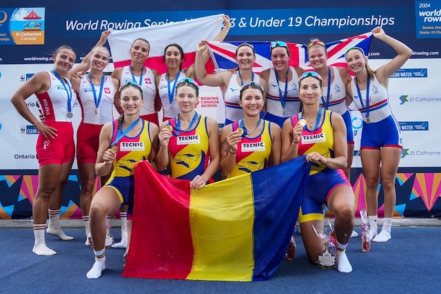 Medalie de aur pentru România la Campionatele Mondiale de canotaj Under 23 | Foto: Federația Română de Canotaj - Facebook