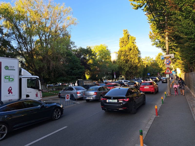 Traficul din Cluj la începutul anului școlar| Foto: monitorulcj.ro