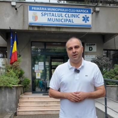 Dan Tarcea, viceprimarul municipiului Cluj-Napoca, despre modernizarea Spitalului Municipal Clujana | Foto: Dan Ştefan Tarcea – Facebook