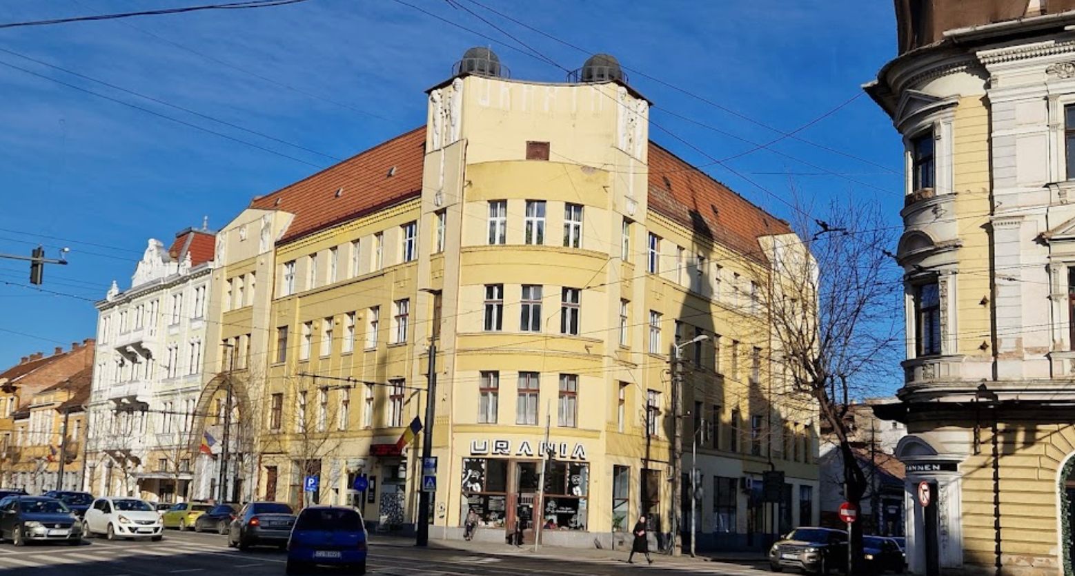 Palatul Urania, proiectul-soră al Uraniei din Viena, este o adevărată bijuterie arhitecturală a Clujului | Foto: Google Maps