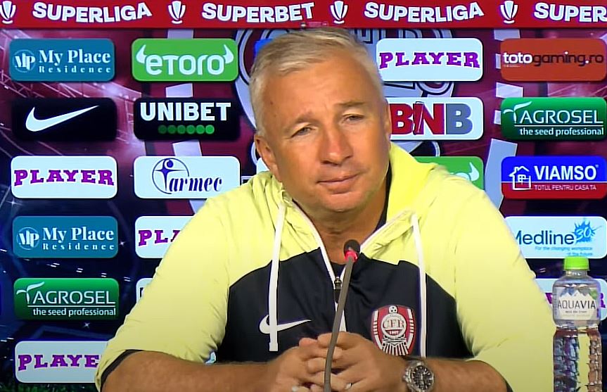 Antrenorul CFR Cluj, Dan Petrescu, după remiza cu FCSB: „Vrem să intrăm în play-off”|Foto: CFR 1907 Official