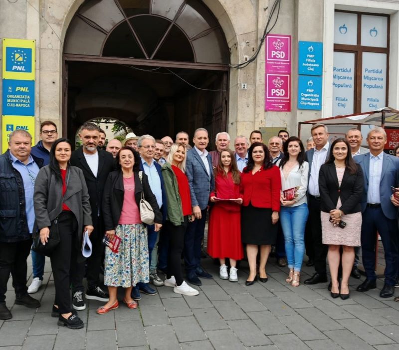 PSD Cluj a lansat campania de susținere a candidaturii lui Marcel Ciolacu la alegerile prezidențiale| Foto: Laura Elena Pop Chiorean - Facebook