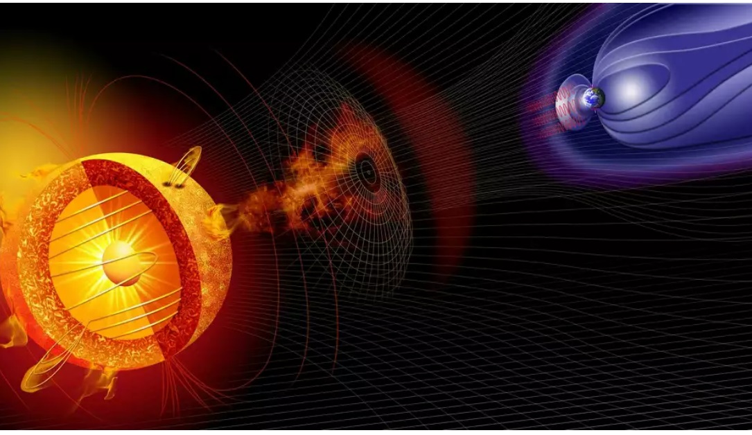 O furtună geomagnetică provocată de o erupție solară va lovi Pământul miercuri, putând cauza perturbări tehnologice. Foto: NASA