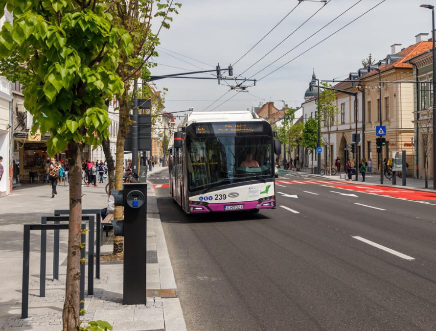 Flota CTP se înnoiește cu autobuze electrice|Foto: Municipiul Cluj-Napoca-Facebook