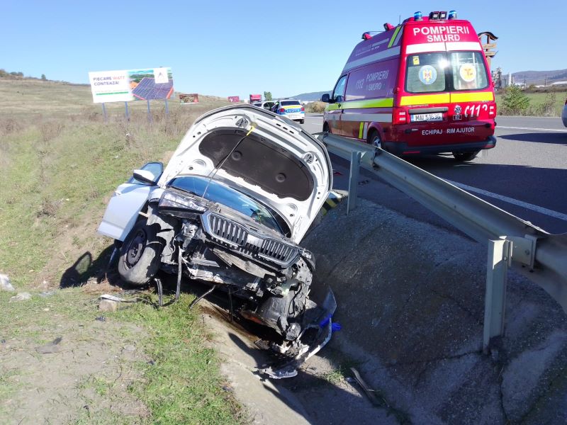 Accident grav în Jucu| Foto: ISU Cluj