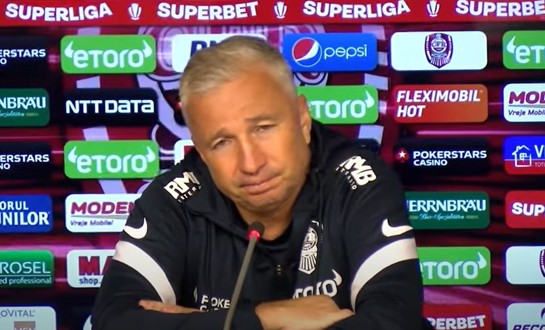 Dan Petrescu a dezvăluit că a primit o ofertă de a fi antrenor la altă echipă| Foto: CFR Cluj - YouTube