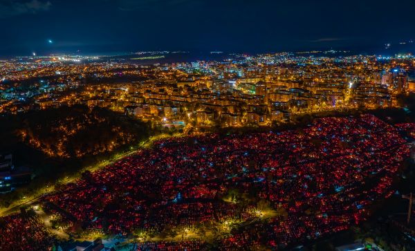 Cimitirul din Mănăștur, văzut din dronă| Foto: Sergiu Razvan - Facebook