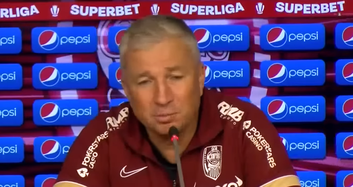 Dan Petrescu, antrenorul echipei CFR Cluj | Foto: captură ecran CFR Cluj - Youtube