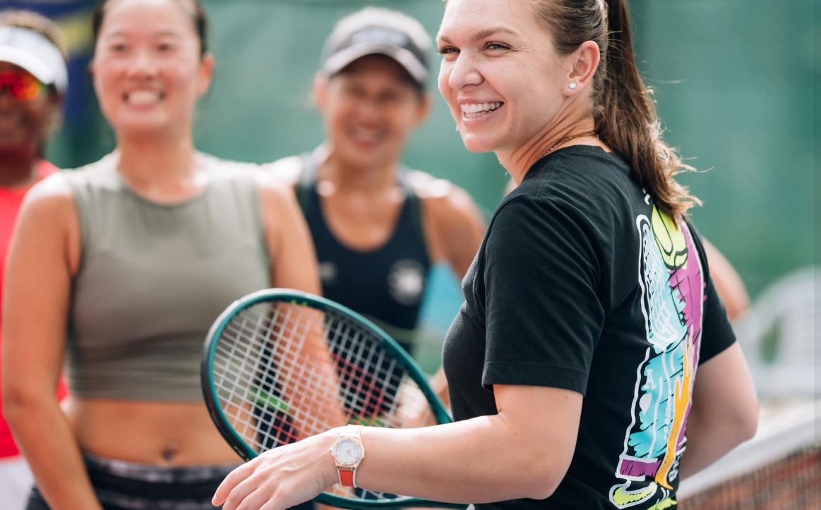 Simona Halep, în primul tur al turneului WTA 250 de la Hong Kong|Foto: Prudential Hong Kong Tennis Open - Facebook