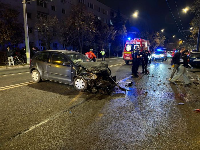 Accident grav pe Bulevardul Nicolae Titulescu, 31.10.2024 | Foto: ISU Cluj