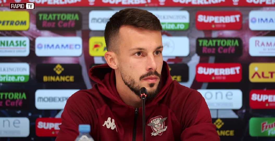 Jakub Hromada (Rapid) a spus ce va face diferența în meciul cu CFR Cluj| Foto: FC Rapid 1923 - Facebook