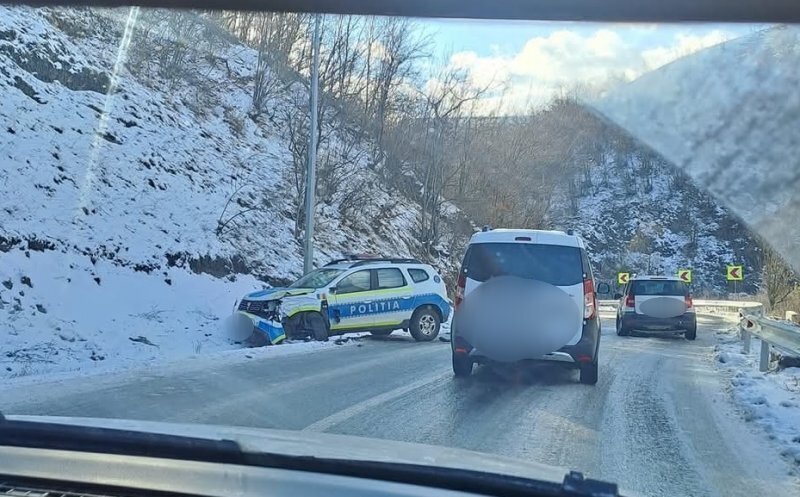 Accident în Băișoara| Foto: Info Trafic jud. Cluj - Facebook