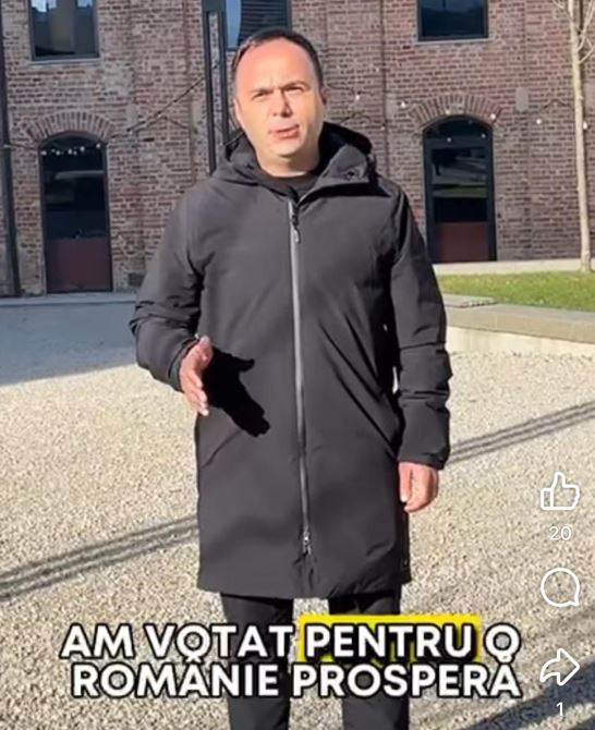 Secretarul de stat Ovidiu Cîmpean: „Am votat pentru un președinte care poate fi partenerul de dezvoltare al Clujului”. Clujenii, îndemnați să meargă la vot.|Foto: Ovidiu Cîmpean - Facebook