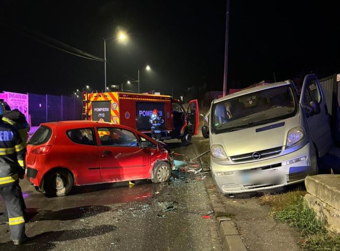 Accident pe strada Oașului | Foto: ISU Cluj