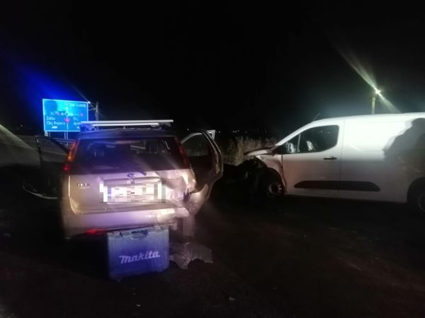 Accident rutier la Apahida | Foto: ISU Cluj