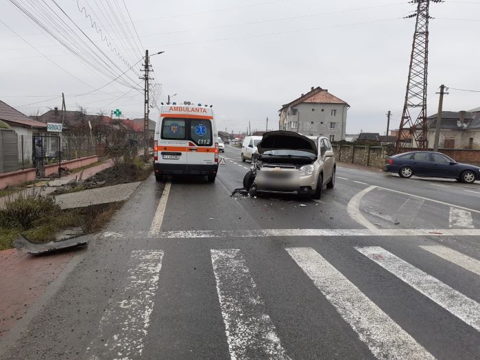 Accident în Iclod | Foto: ISU Cluj