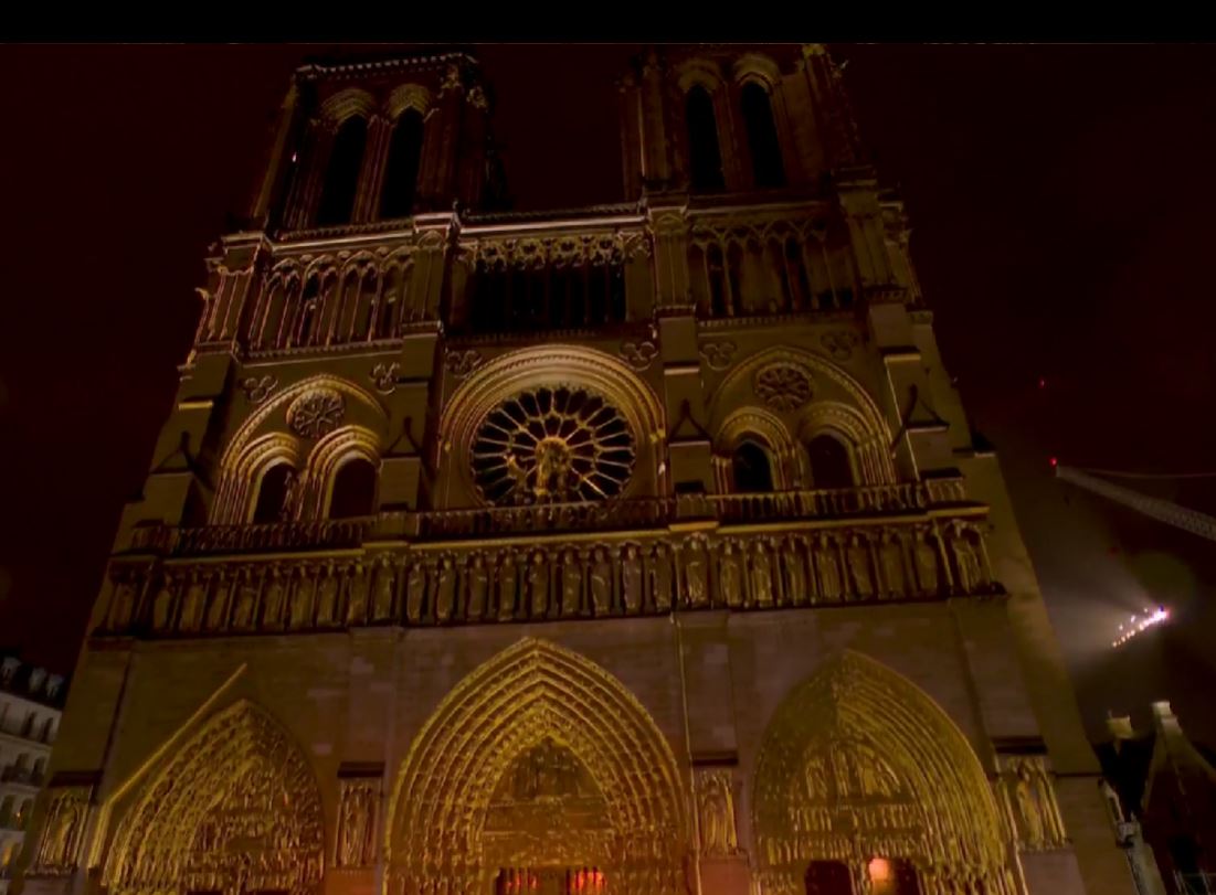 Notre-Dame de Paris, un nou început după incendiul din 2019|Sursa: Emmanuele Macron - Facebook