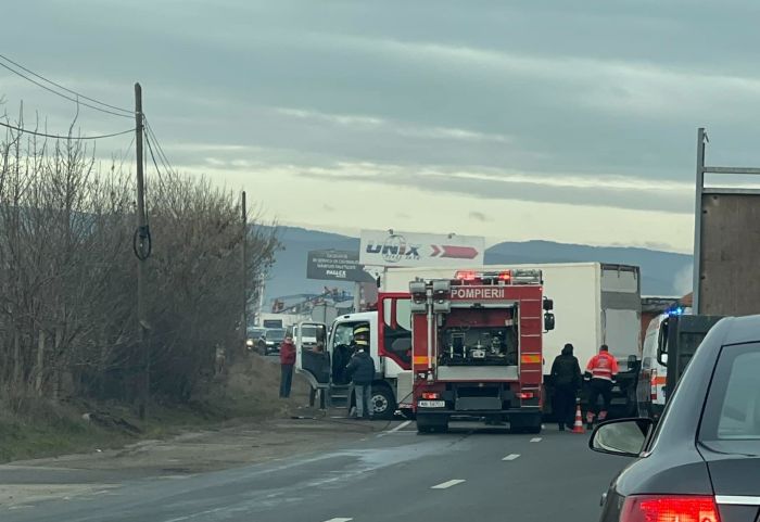 Accident în Florești | Foto: Info Trafic jud.Cluj - Facebook