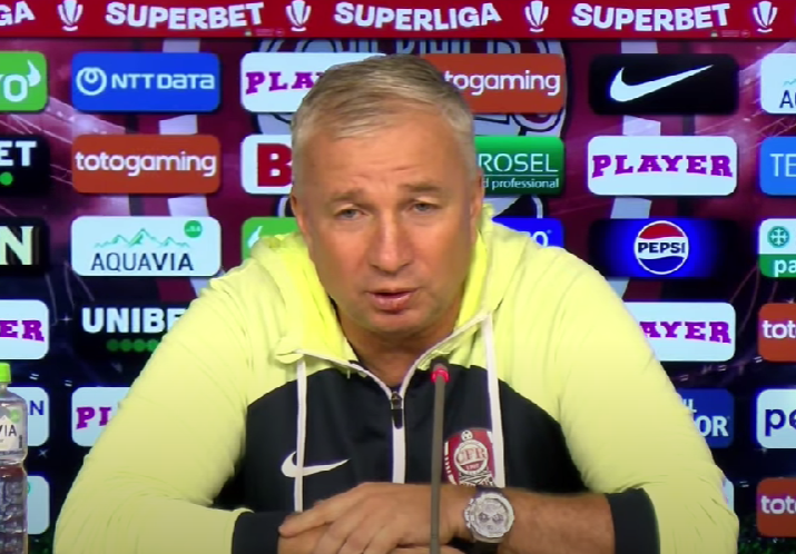 Dan Petrescu, înaintea partidei cu Oțelul: „Presiunea va fi foarte mare”|Foto: CFR 1907 Official