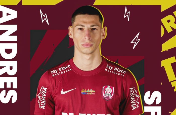 Andres Sfaiț, noul jucător de la CFR Cluj| Foto: Fotbal Club CFR 1907 CLUJ - Facebook