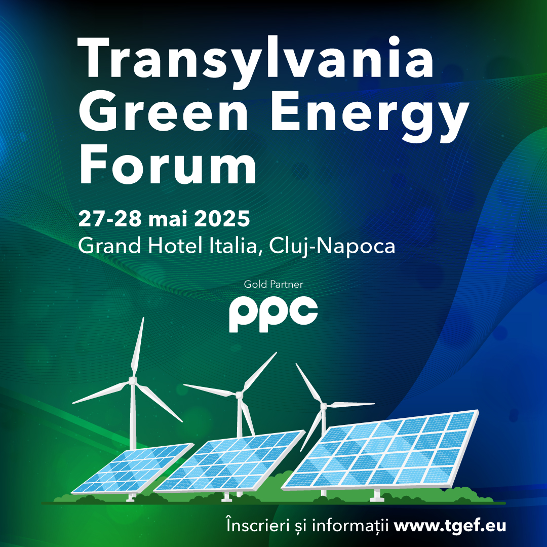 Transylvania Green Energy Forum va avea loc în perioada 27-28 mai la Cluj-Napoca