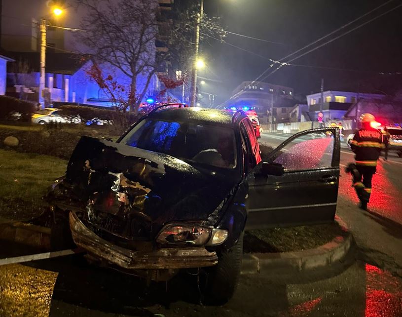 Grav accident rutier pe strada Fabricii. Două victime, transportate la spital|Foto: ISU Cluj