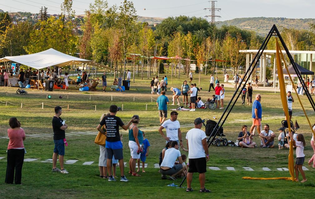 Proiectul de amenajare a Parcului Feroviarilor, model de bună practică națională și europeană|Foto: Emil Boc - Facebook