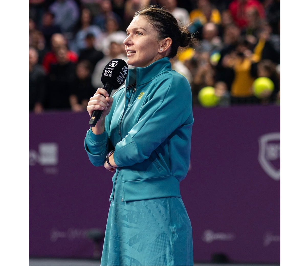 Simona Halep și-a anunțat retragerea din tenisul profesionist. Foto: organizatori