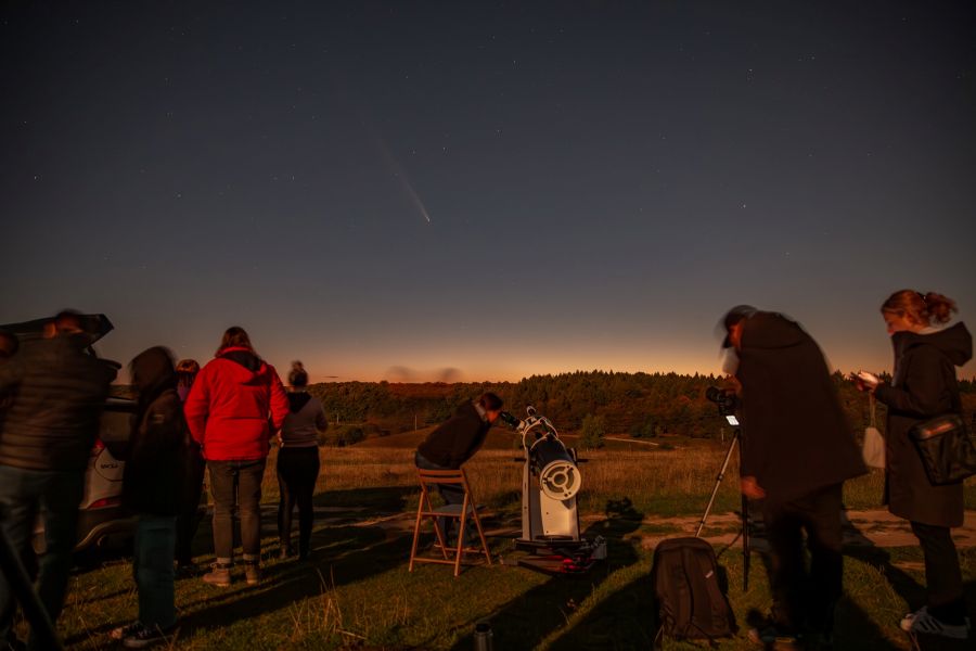 Fenomen astronomic rar pe 28 februarie. Alinierea planetelor, o oportunitate unică pentru astrofotografie | Foto: Stefan Pop Cot - Photographer - Facebook